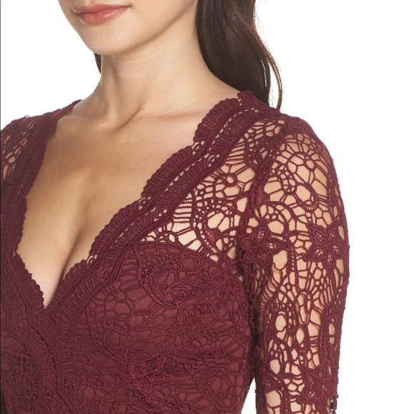 Lulus Lace Cocktail Dress - Picture 3 of 3